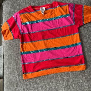 Vintage Sequin T-shirt size Small